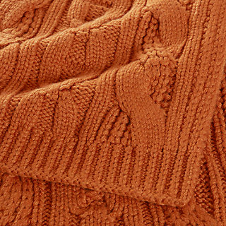 HERMES Cotton Silk Cable Knit